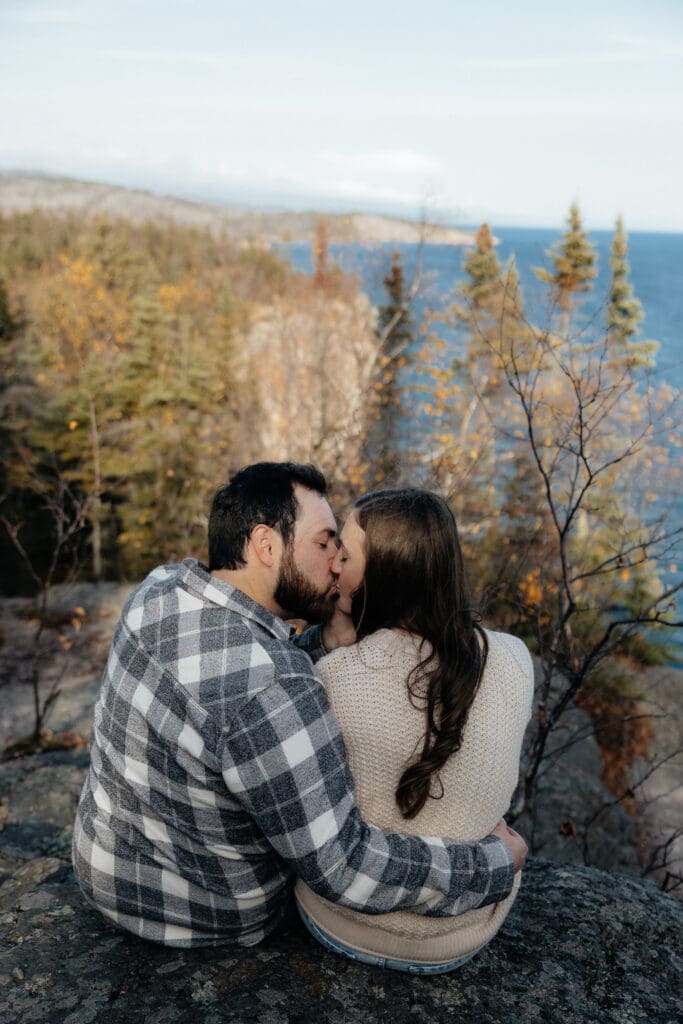 North Shore Minnesota Engagement Session | Palisade Head, Silver Bay | Nick & Mya